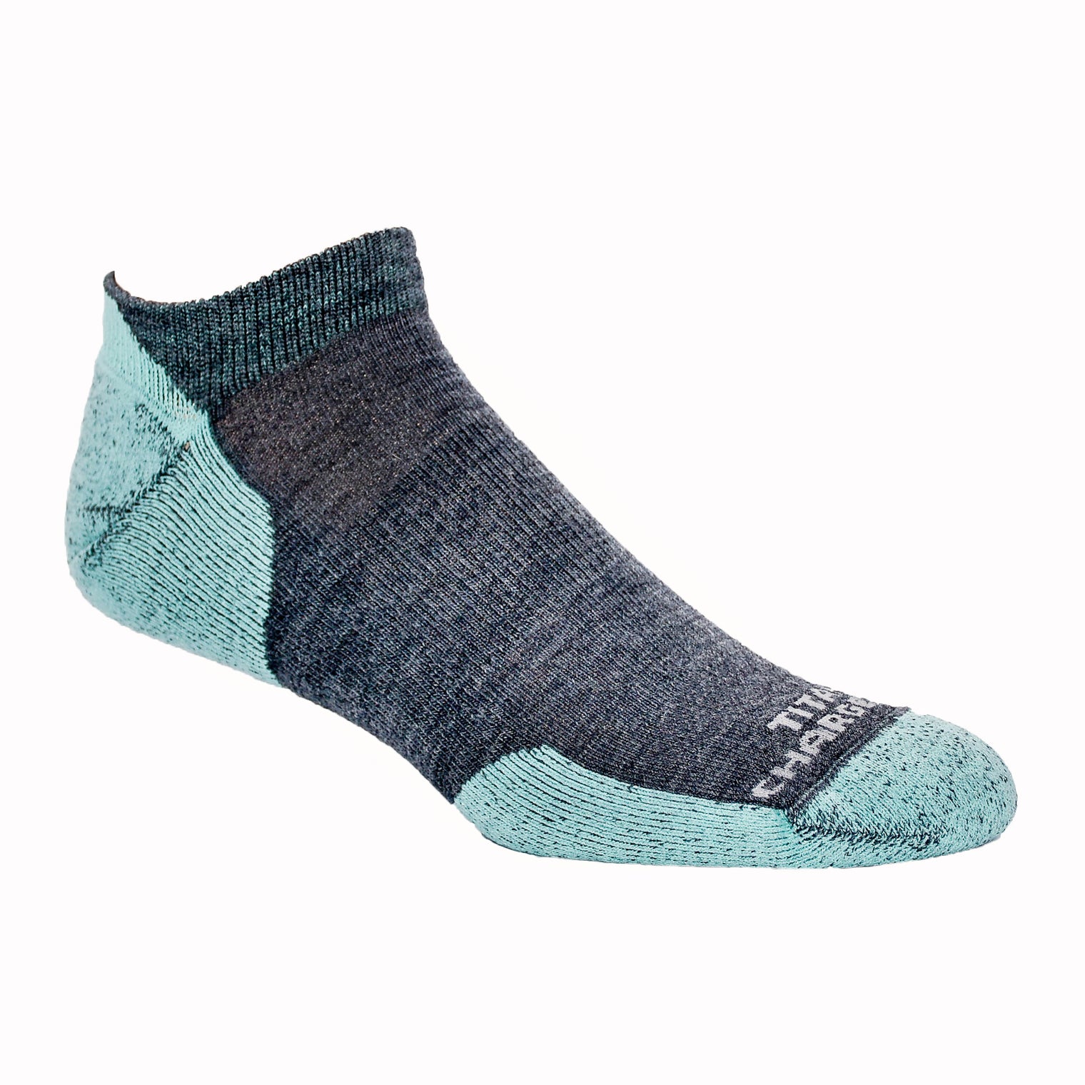 No Show Nautilus Socks - Grey