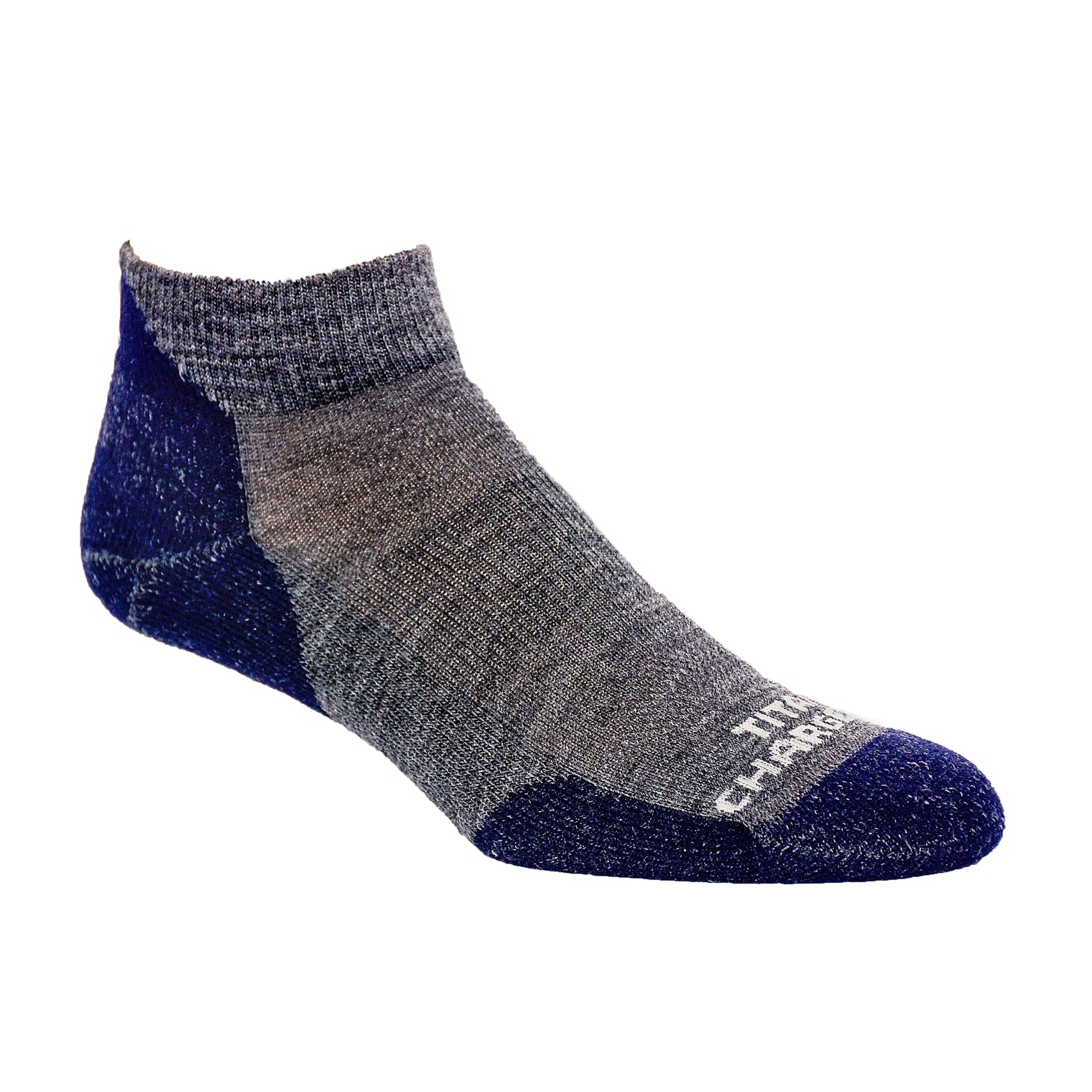 No Show Nautilus Socks - Grey